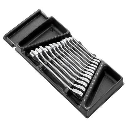 MOD.467BJ12 - Moduł 12 kluczy oczkowo-płaskich grzechotkowych, 8 - 19 mm