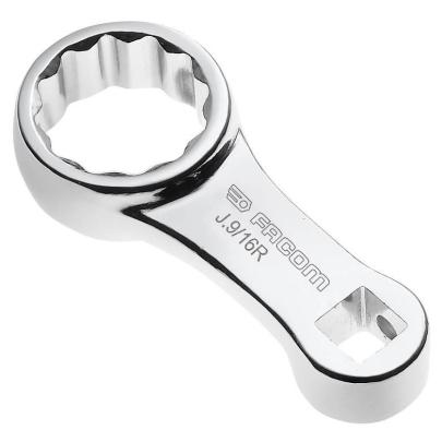 J.1/4R - klucz oczkowy z zabierakiem kwadratowym 3/8", 12-kątny, 1/4"