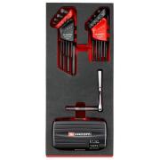 MODM.RL8389 - Moduł nasadek 1/4" 6-kątnych, 5,5 - 14 mm, wkładka piankowa