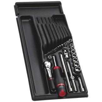 MOD.RL112 - 1/4" metrics 12-point sockets set