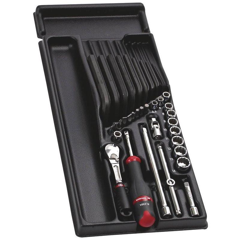MOD.RL112 - 1/4" metrics 12-point sockets set MOD.RL112 - 1/4" metrics 12-point sockets set