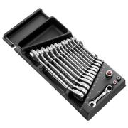 MOD.467BJ13 - Standard metric ratchet combination wrench sets MOD.467BJ13 - Standard metric ratchet combination wrench sets