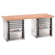 2000.BBM160A - Zestaw CM.160A ze stołem warsztatowym 2000.BB1 i szafą 2210 2000.BBM160A - Zestaw CM.160A ze stołem warsztatowym 2000.BB1 i szafą 2210