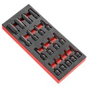 MODM.NSXPB - moduł piankowy z 17 nasadkami udarowymi TORX® 1/2”