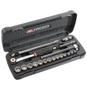 J.501 - zestaw nasadek 3/8" w kasecie, 8 - 22 mm