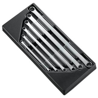 MOD.59LJ6 - Moduł 6 kluczy oczkowych, prostych, długich, 6 - 19 mm