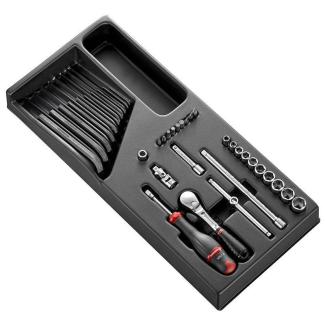 MOD.RL161-26 - Moduł nasadek 1/4" 6-kątnych, 5,5 - 14 mm