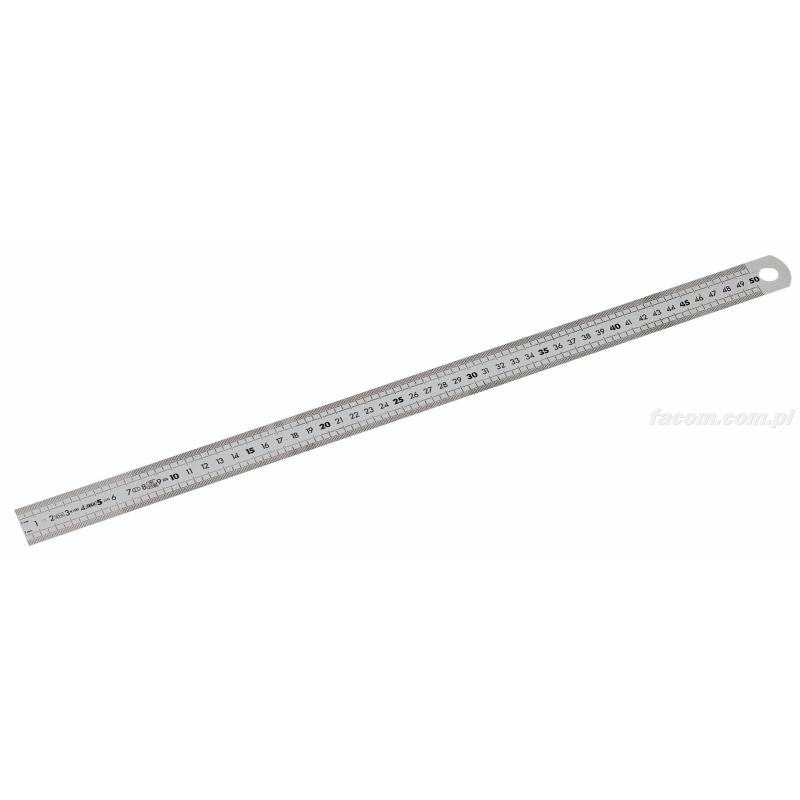 DELA.1061.01 - Linijka półsztywna krótka z duraluminium - 2 stronna, 300 mm DELA.1061.01 - Linijka półsztywna krótka z duraluminium - 2 stronna, 300 mm