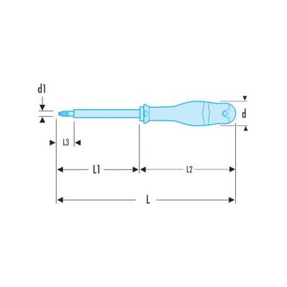 ADB1X100VEF - PROTWIST® BORNEO® screwdriver for mixed heads
