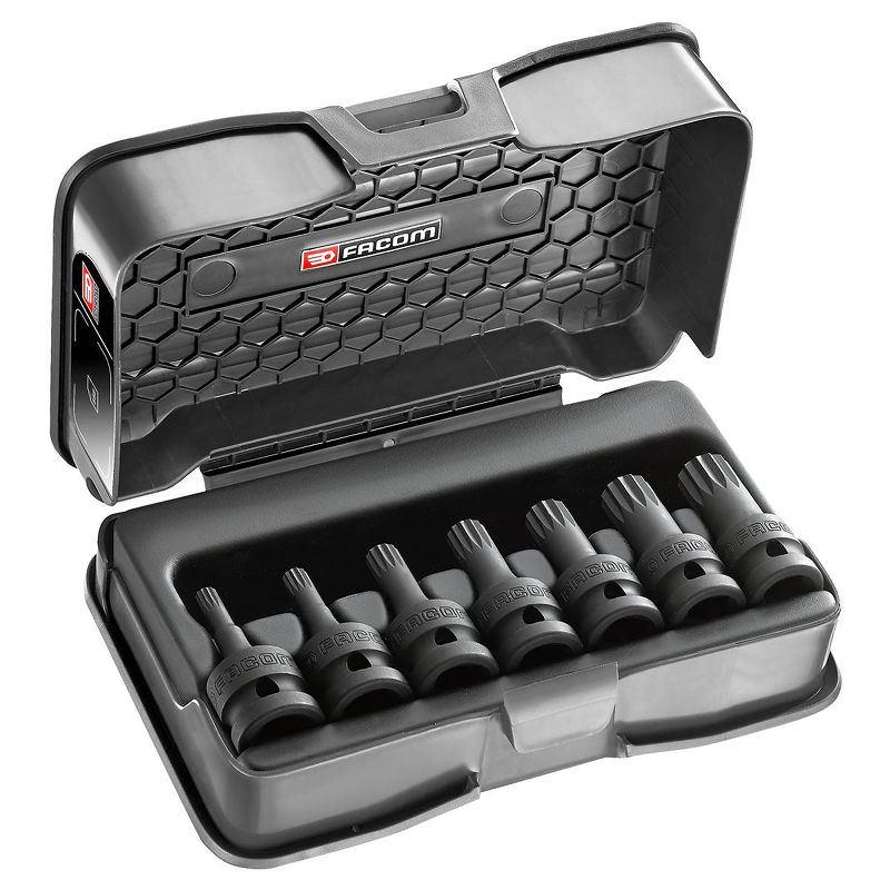 NSV.J7A - 1/2 DR 7 XZN IMPACT MALE SOCKETS SET