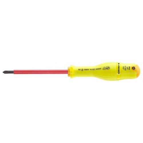AP1X100VEF - PROTWIST® 1000 Volt insulated screwdriver for Phillips® head screws - FLUO