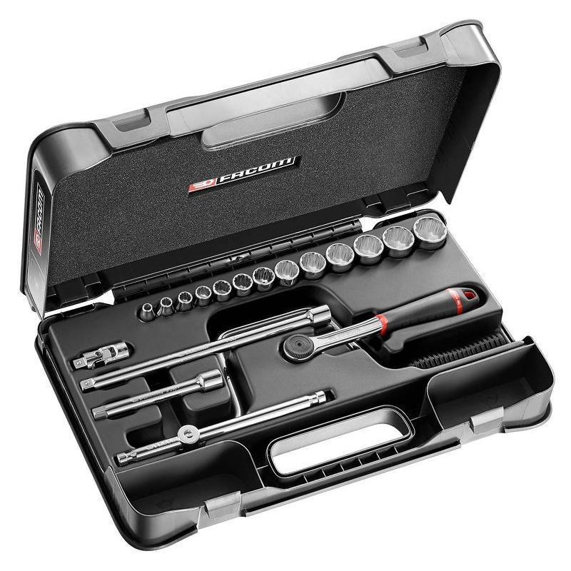 J.161-3P12U - 3/8" metrics 12-point sockets set J.161-3P12U - 3/8" metrics 12-point sockets set