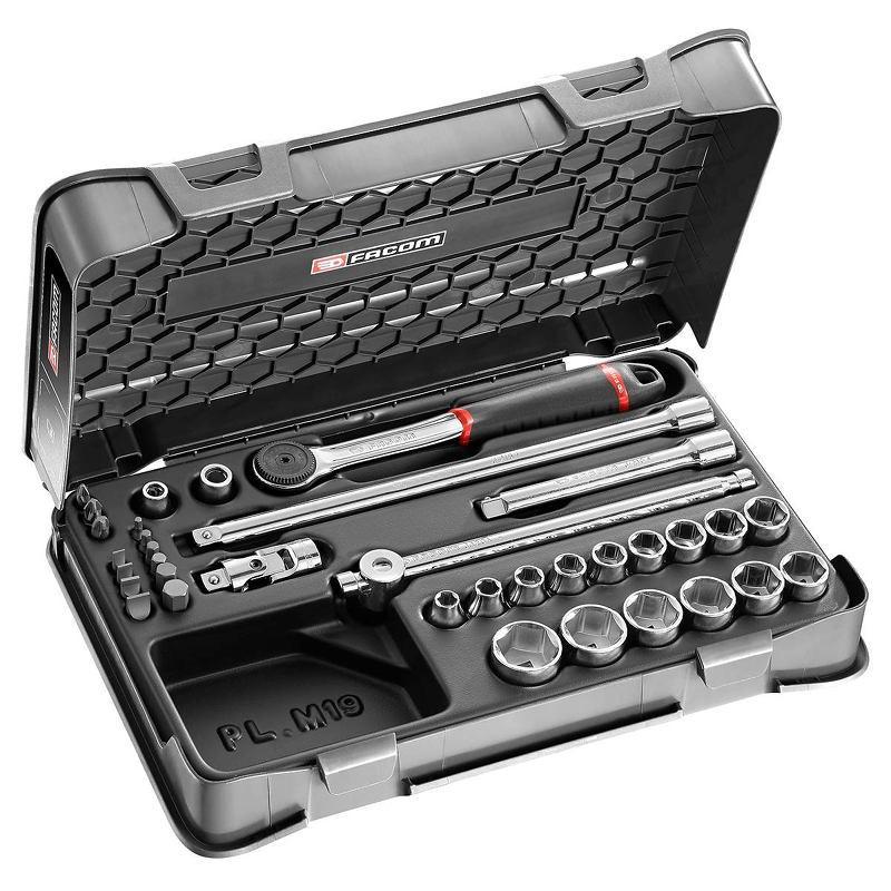 J.431BSP - zestaw nasadek 3/8" w kasecie, 6-kątnych, 7 mm - 22 mm J.431BSP - zestaw nasadek 3/8" w kasecie, 6-kątnych, 7 mm - 22 mm