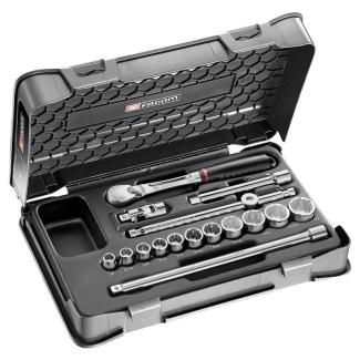 JL.161-2P12U - 3/8" inch 12-point sockets set