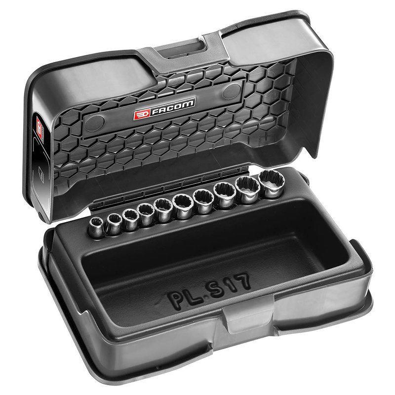 R.400 - zestaw nasadek 1/4" w kasecie, 12-kątnych , 5,5 mm - 14 mm