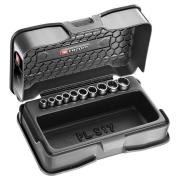 R.400 - zestaw nasadek 1/4" w kasecie, 12-kątnych , 5,5 mm - 14 mm