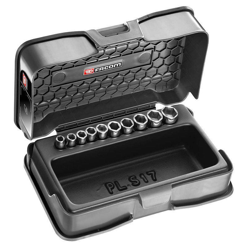 R.401 - zestaw nasadek 1/4" w kasecie, 6-kątnych , 5,5 mm - 14 mm