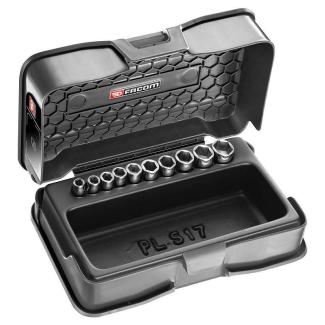 R.401U - zestaw nasadek 1/4" w kasecie, 6-kątnych , 7/32" - 9/16"