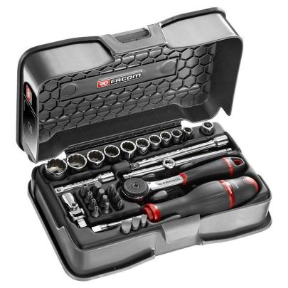 RB.161-4P12U - zestaw cienkościennych nasadek 1/4" w kasecie, 12-kątnych, 3/16" - 9/16"