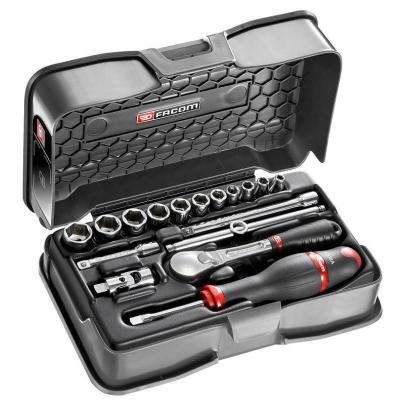 RL.161-2P6U - zestaw nasadek 1/4" w kasecie, calowych, 3/16" - 9/16"
