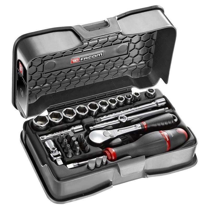 RL.161-5P6 - 1/4" metrics 6-point sockets set RL.161-5P6 - 1/4" metrics 6-point sockets set