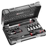 RSX.427AP - zestaw nasadek TORX 1/4" i 1/2" w kasecie, E4 - E20, T27 - T50