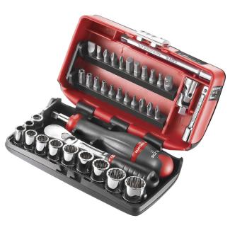 RL.NANO-U2 - zestaw nasadek 1/4" w kasecie, 7/32'' - 9/16''