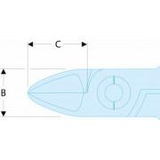 416.RMTF - SZCZYPCE tnące Micro-Tech® „ostro zakończone" FLUO