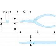 421.MTF - SZCZYPCE do chwytania Micro-Tech® ze szczękami długimi i sztywnymi  FLUO 421.MTF - SZCZYPCE do chwytania Micro-Tech® ze szczękami długimi i sztywnymi  FLUO