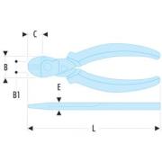 FACOM 192.14CPEF - FLUO CUTTING PLIER ✔