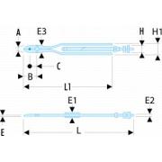 445.8DSF - Szczypce do skręcania linek odwracalne 8' fluo 445.8DSF - Szczypce do skręcania linek odwracalne 8' fluo