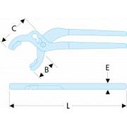 410.SF - SZCZYPCE Szczypce do złączy FLUO 410.SF - SZCZYPCE Szczypce do złączy FLUO