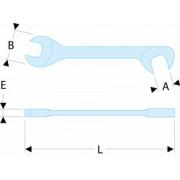 34.5/16F - Klucz płaski 5/16p fluo