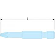 ED.603TF - Końcówka długa pozidriv pz3 fluo