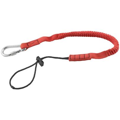 LAN-WRT1.2 - Linka 1,2 m – Zaczep do nadgarstka i karabinek 80 mm ze stali nierdzewnej zakręcany – SLS