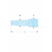 J.209 - przedłużacz 3/8" standardowy, 75 mm