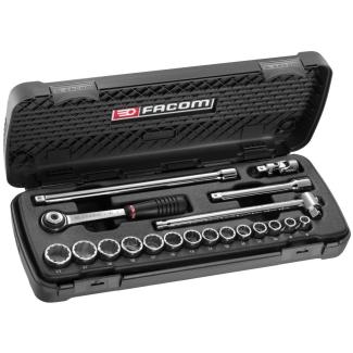 J.430AP - zestaw nasadek 3/8" w kasecie, 7 mm - 22 mm