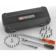 J.426M - zestaw końcówek 3/8", EP, ED, ES, EH, TORX