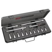 JX.415EP - zestaw nasadek 3/8" do wkrętaków TORX w kasecie, T10 - T55