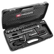 J.430UP - zestaw nasadek 3/8" w kasecie, 1/4" - 1"