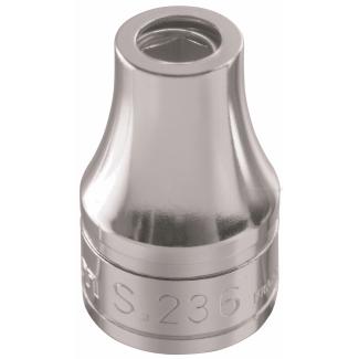 S.236 - nasadka 1/2" z uchwytem do końcówek i pierścieniem sprężynującym, do końcówek 5/16"