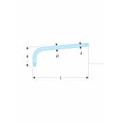 K.130A - rękojeść odgięta 3/4"