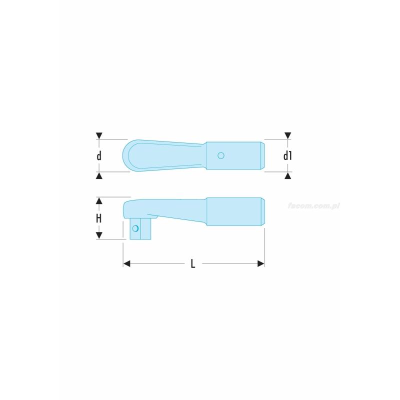 K.200E - zabierak kwadratowy stały 3/4" K.200E - zabierak kwadratowy stały 3/4"