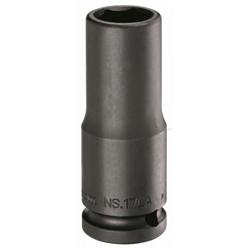 NS.10LA - nasadka 1/2" 6-kątna długa, udarowa, 10 mm