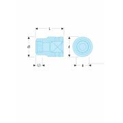 NKD.22A - nasadka 3/4" 12-kątna, udarowa, 22 mm NKD.22A - nasadka 3/4" 12-kątna, udarowa, 22 mm