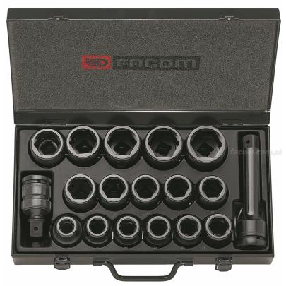NK.500E - zestaw nasadek udarowych 3/4", 19 mm - 42 mm