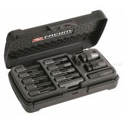 JHX.14 - zestaw 14 końcówek udarowych 3/8" 6-kątnych i TORX, 6 mm -14 mm i T30 - T55