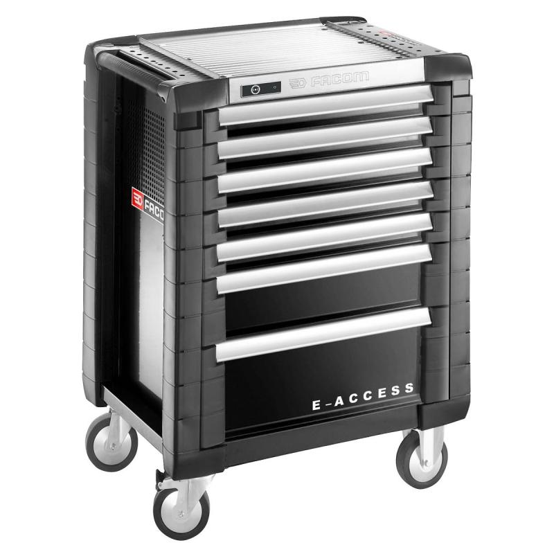 JET.7GM3EACC - wózek JET E-ACCESS z kontrolą dostępu, 7 szuflad