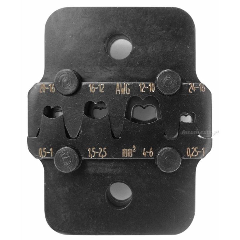 821458 - matryca do końcówek otwartych, zakres 0,5 - 6 mm² 821458 - matryca do końcówek otwartych, zakres 0,5 - 6 mm²