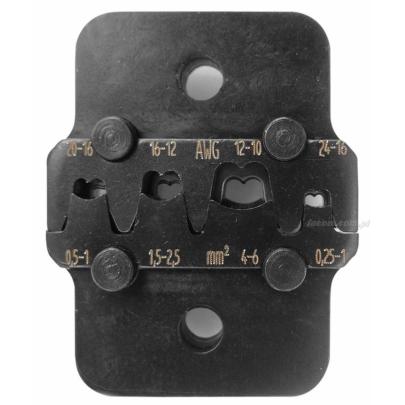 821458 - matryca do końcówek otwartych, zakres 0,5 - 6 mm²